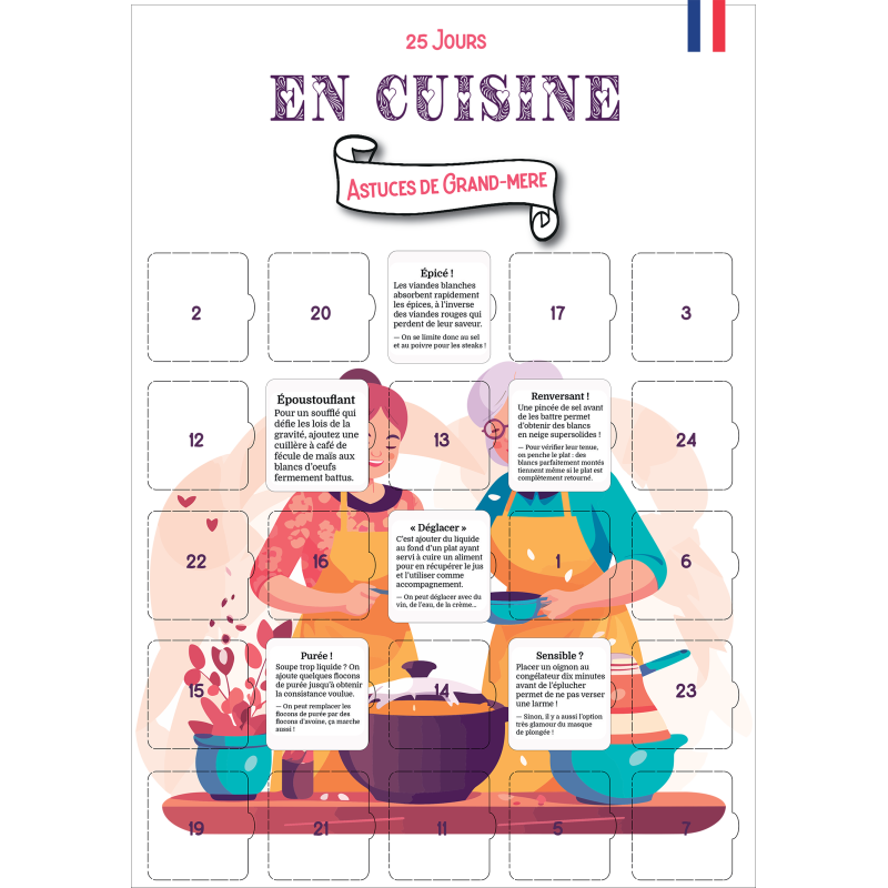 Calendrier de l'avent En Cuisine | 25 astuces