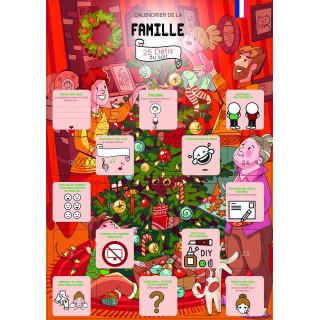 Calendrier de l'avent En Famille | 25 défis du soir