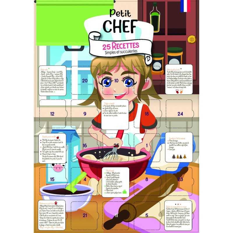 Calendrier Petit Chef | 25 Recettes simples et délicieuses